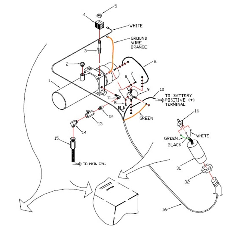 C3120 C6120 Electro-Hydraulic Group 31HP and 61HP Parts By Norton Clippers