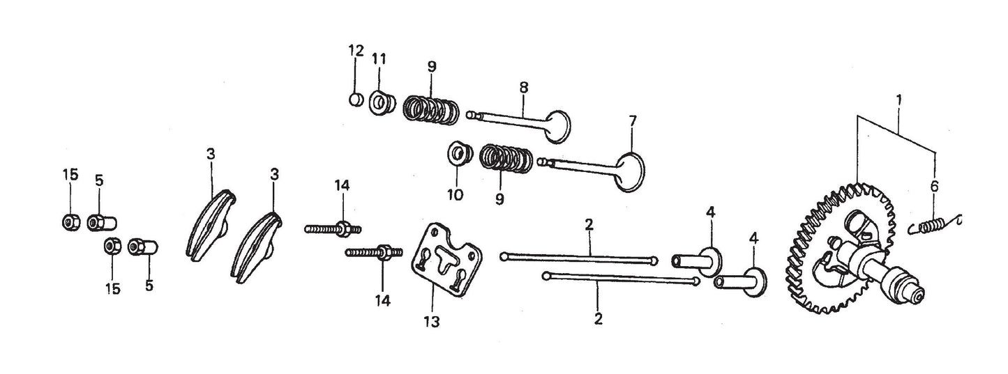 Camshaft Assembly Parts- EM90S (Steel), EM90P (Plastic) Plaster And Motor Mixer