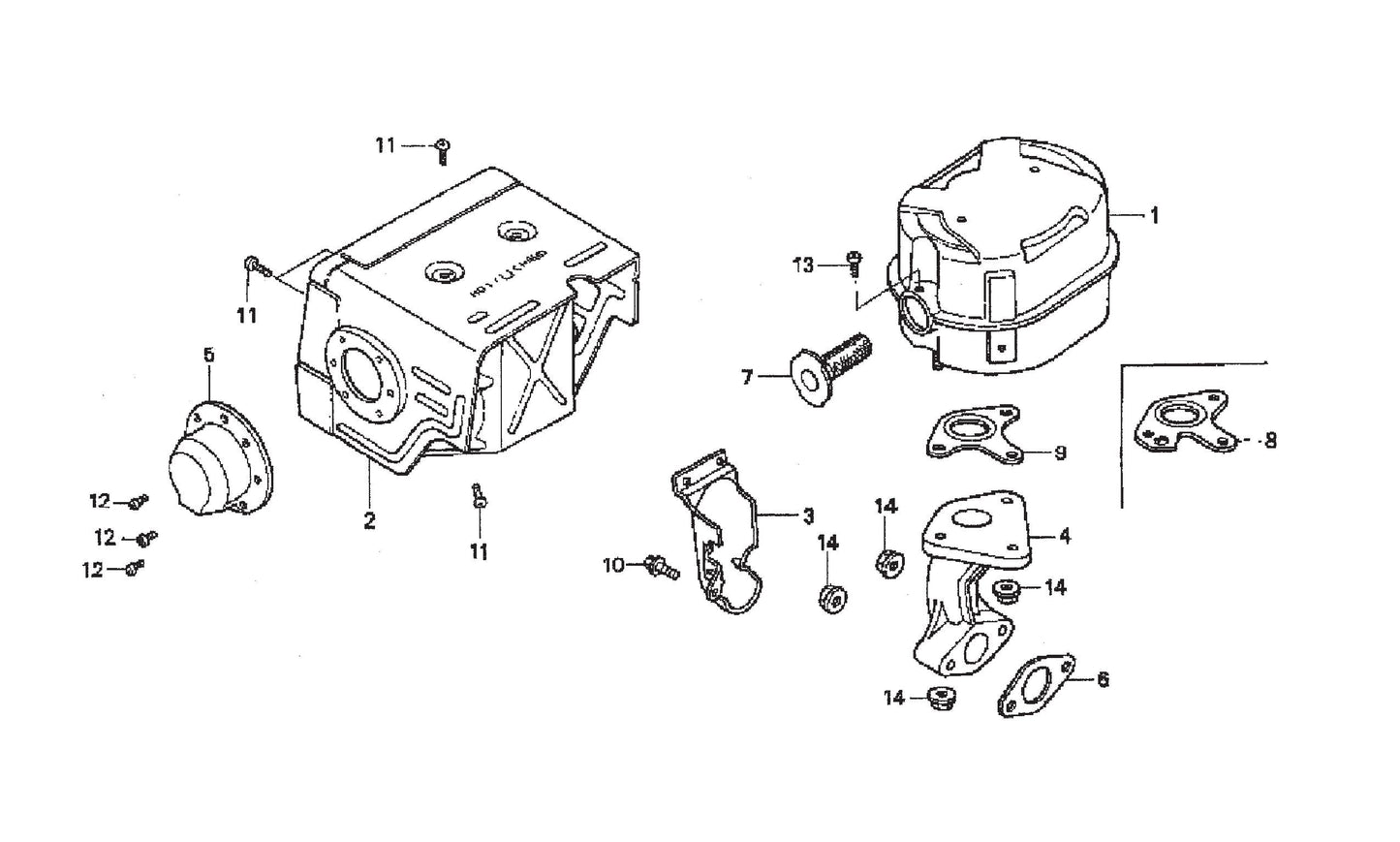 Muffler Assembly Parts- EM90S (Steel), EM90P (Plastic) Plaster And Motor Mixer