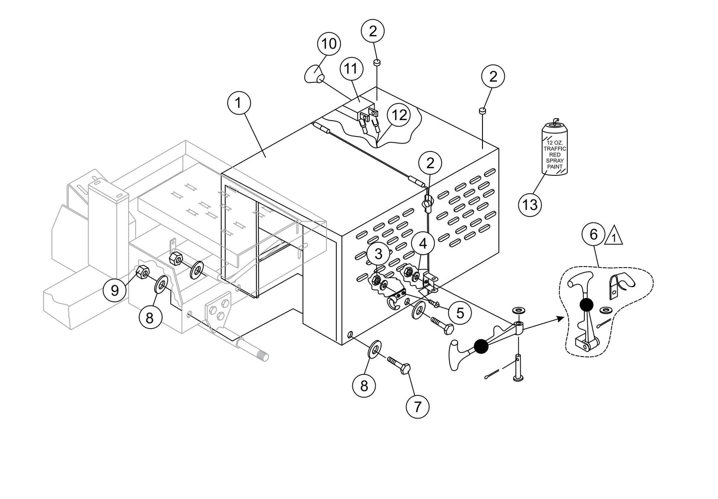 Cabinet Assembly Parts- EM90SLF Plaster And Motor Mixer