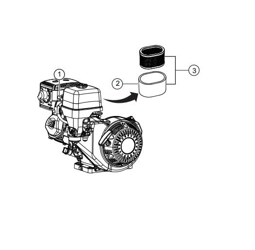 WBH-16EF Engine Service Parts. Part by Multiquip