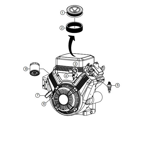 WBH-21EFP Engine Service Part . Parts by Multiquip Whiteman