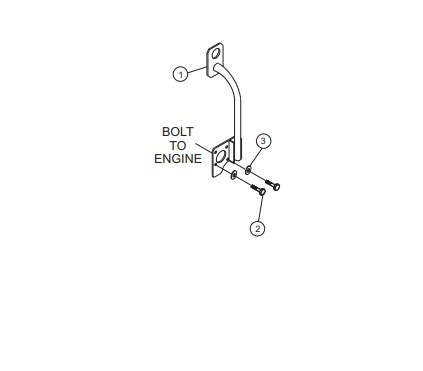 Lifting Bale Assembly Parts for Epoxy Series Trowels by Multiquip Whiteman