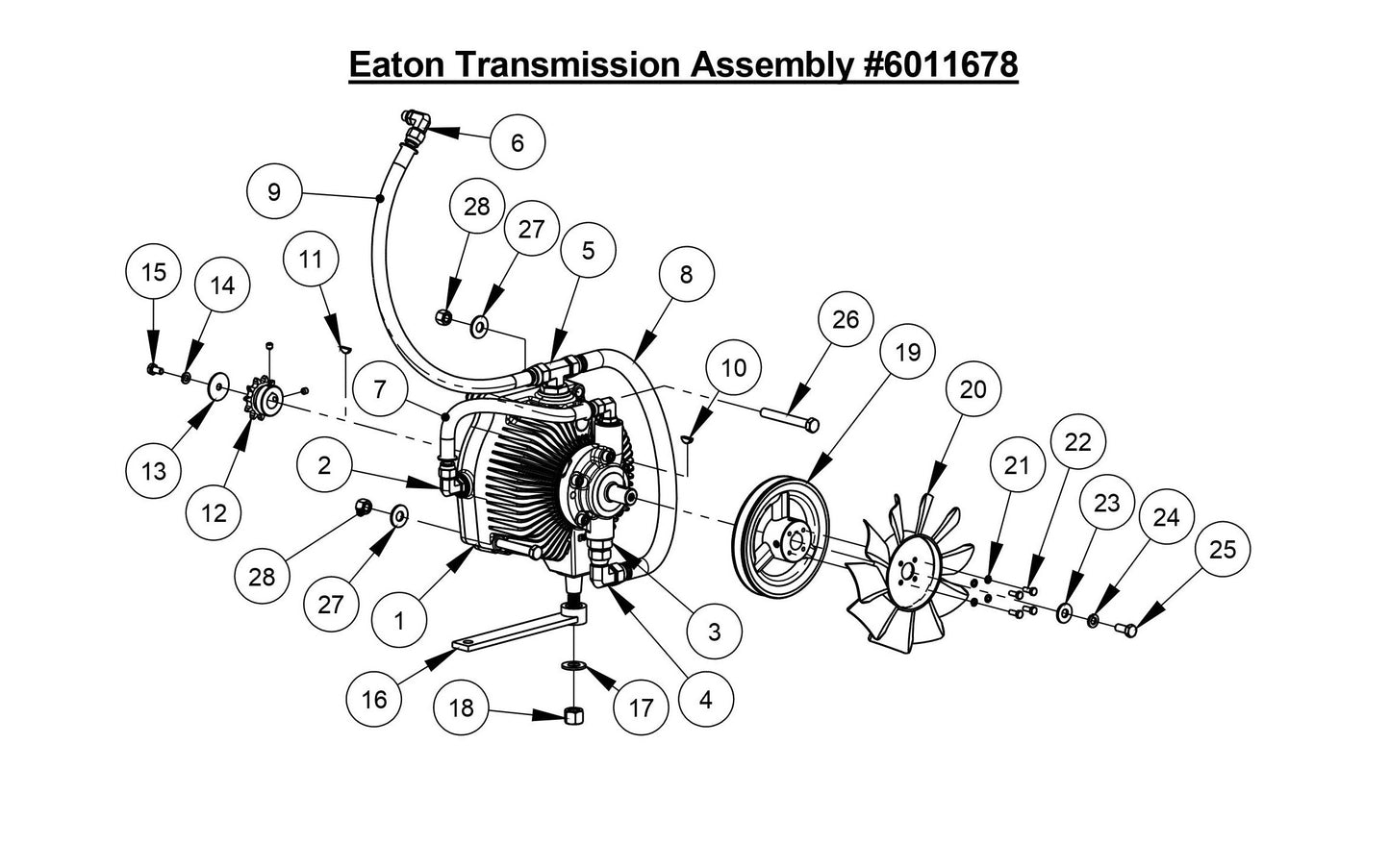 CC6566 Eaton Transmission Assembly