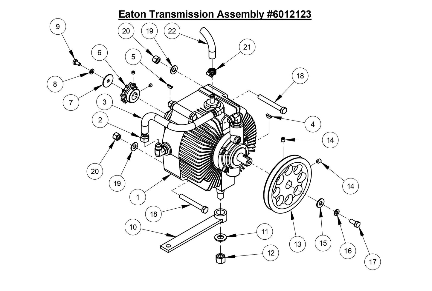 CC3728 Eaton Transmission Assembly