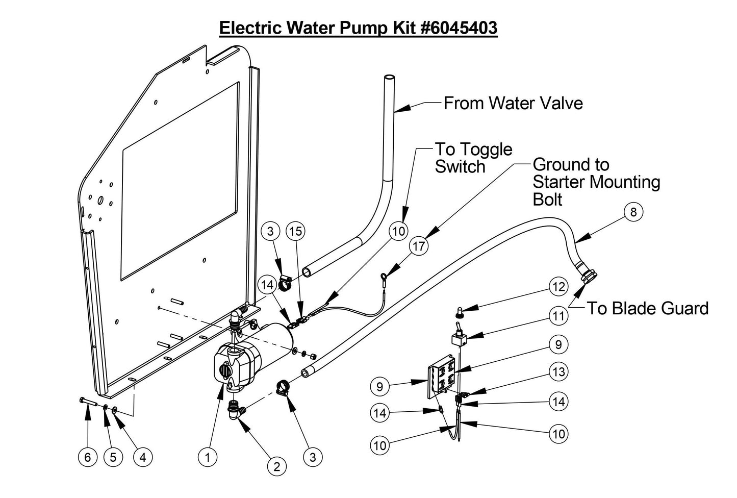CC4144DXL Electric Water Pump Kit
