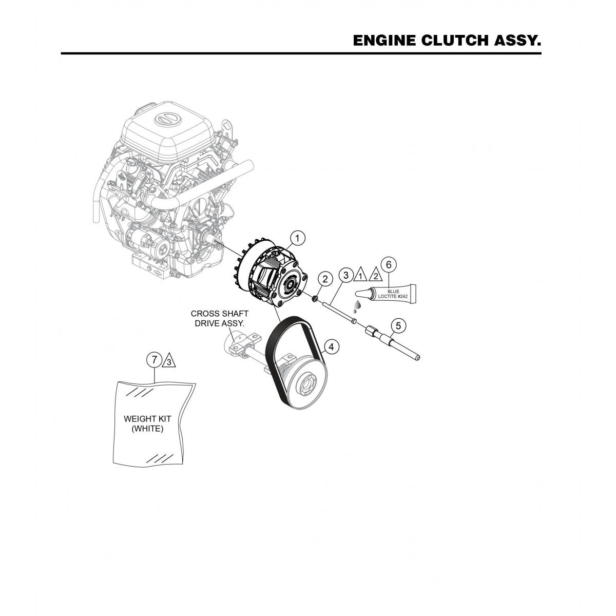 HHNG4 HHNG5 Engine Clutch Assembly