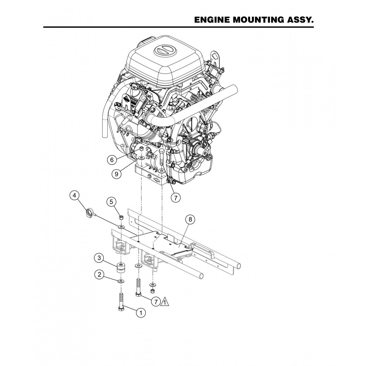 HHNG4 HHNG5 Engine Mounting Assembly