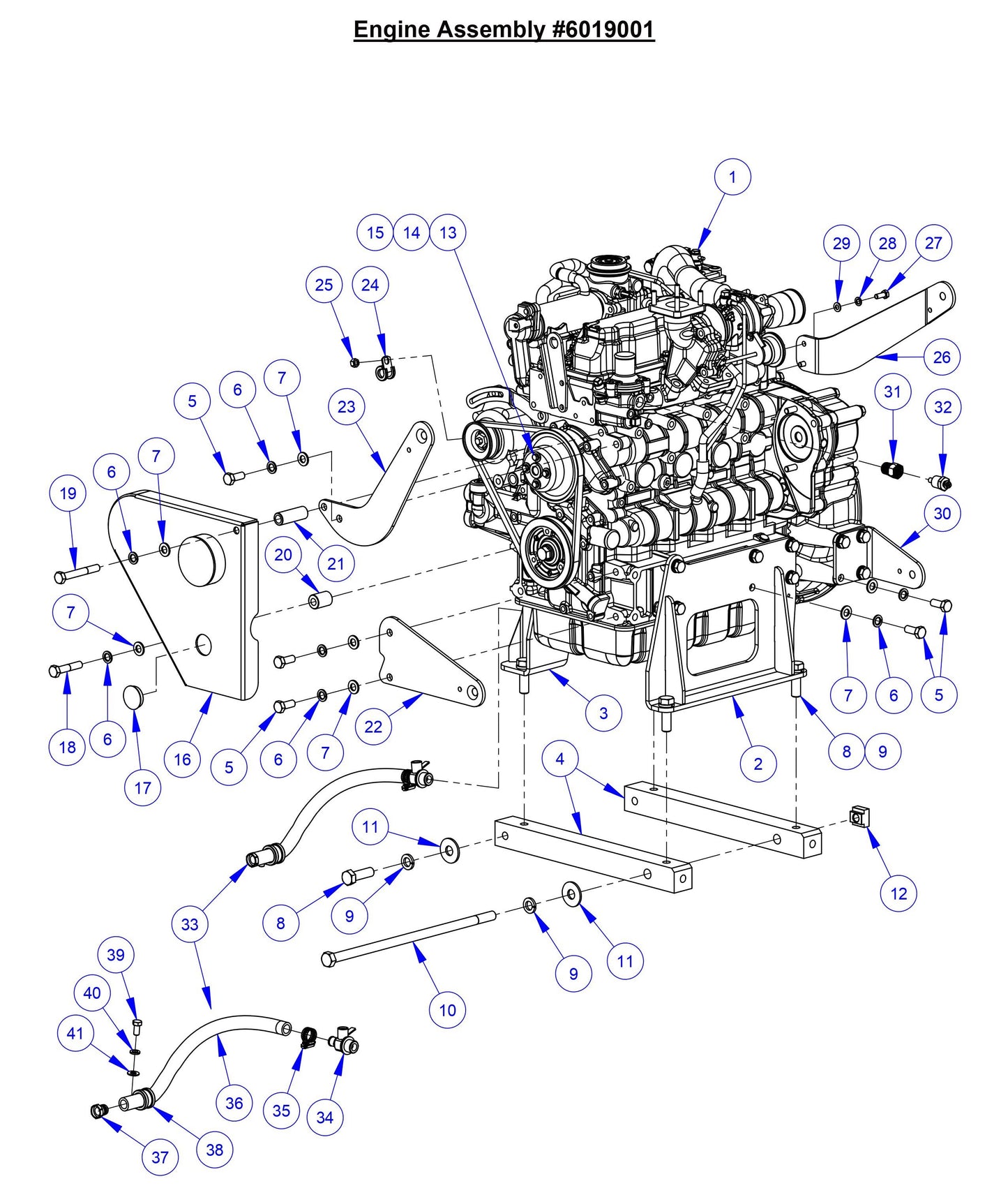 CC6566 Engine Assembly