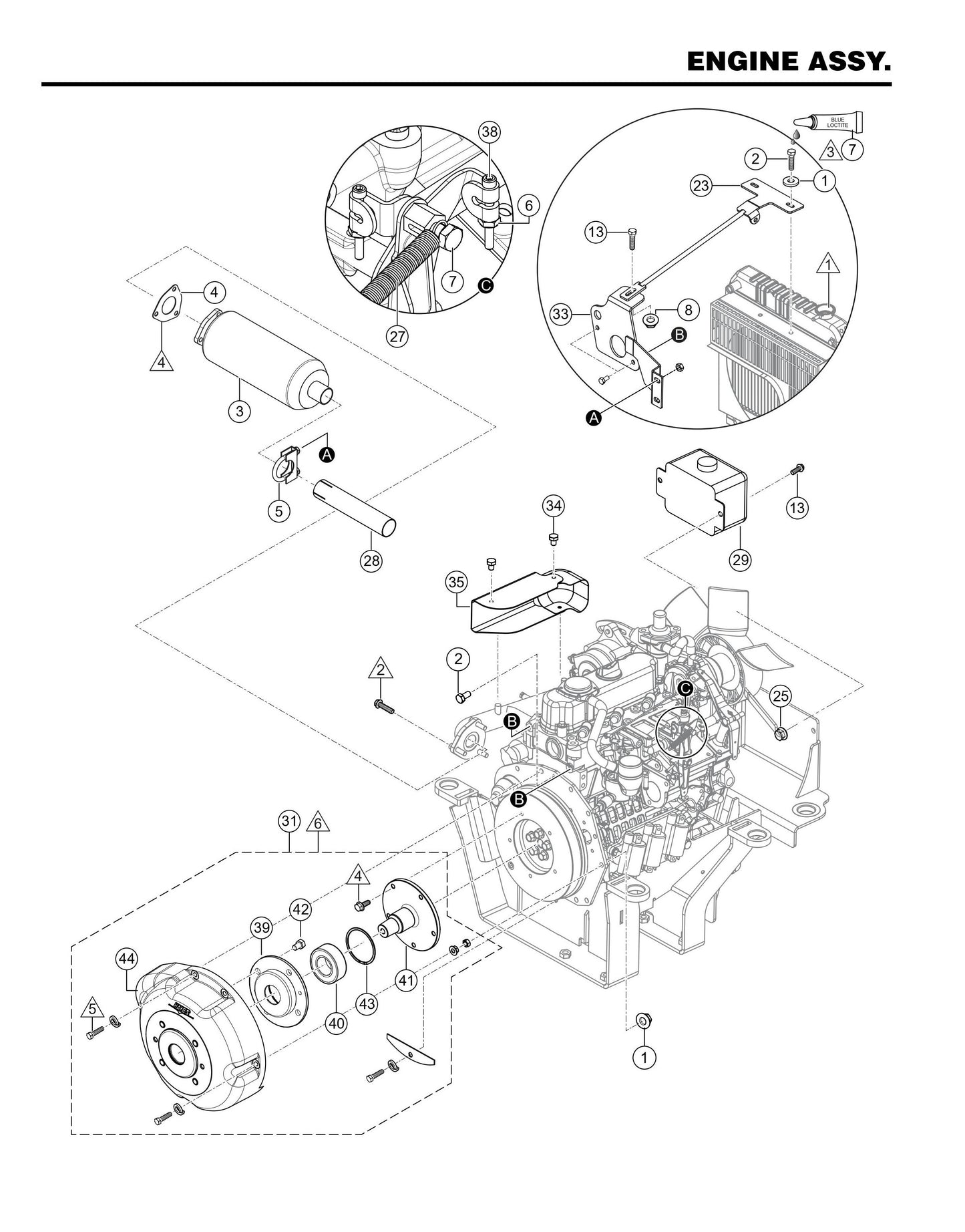 HHXDF4 HHXDF5 Engine Assembly