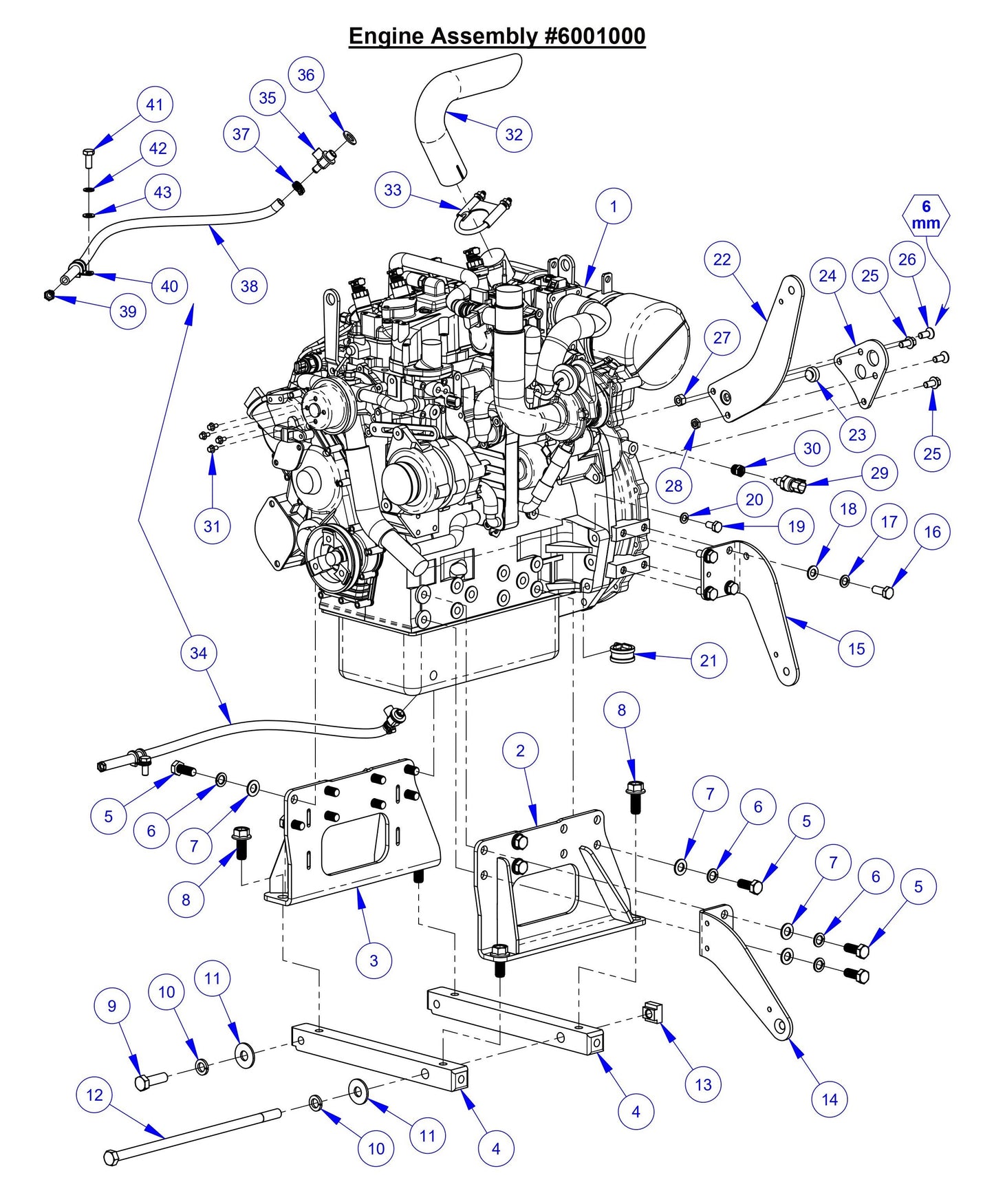 CC5049 Engine Assembly