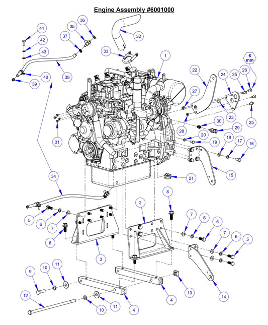 CC5049 Engine Assembly