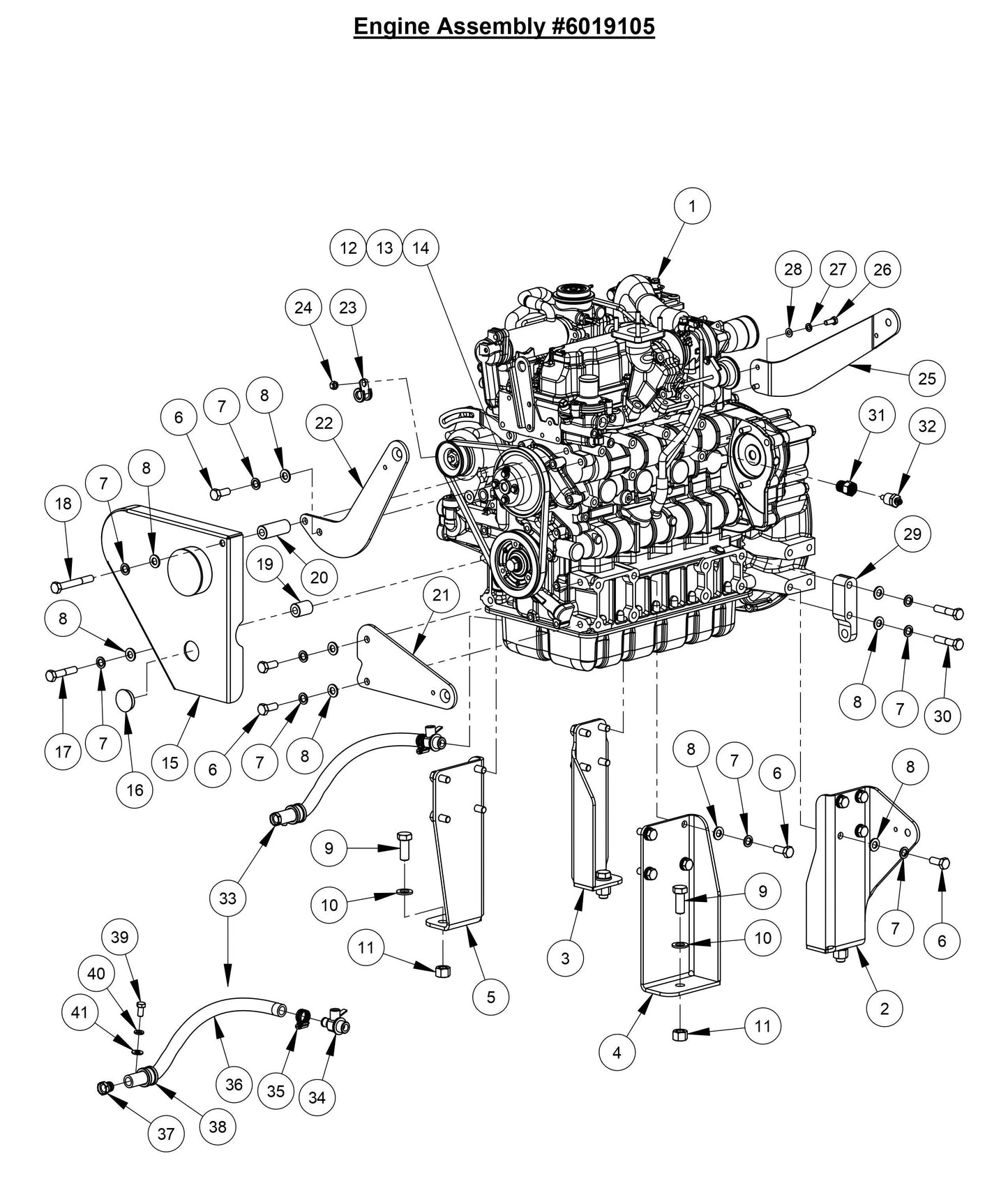 CC6566-3 Engine Assembly