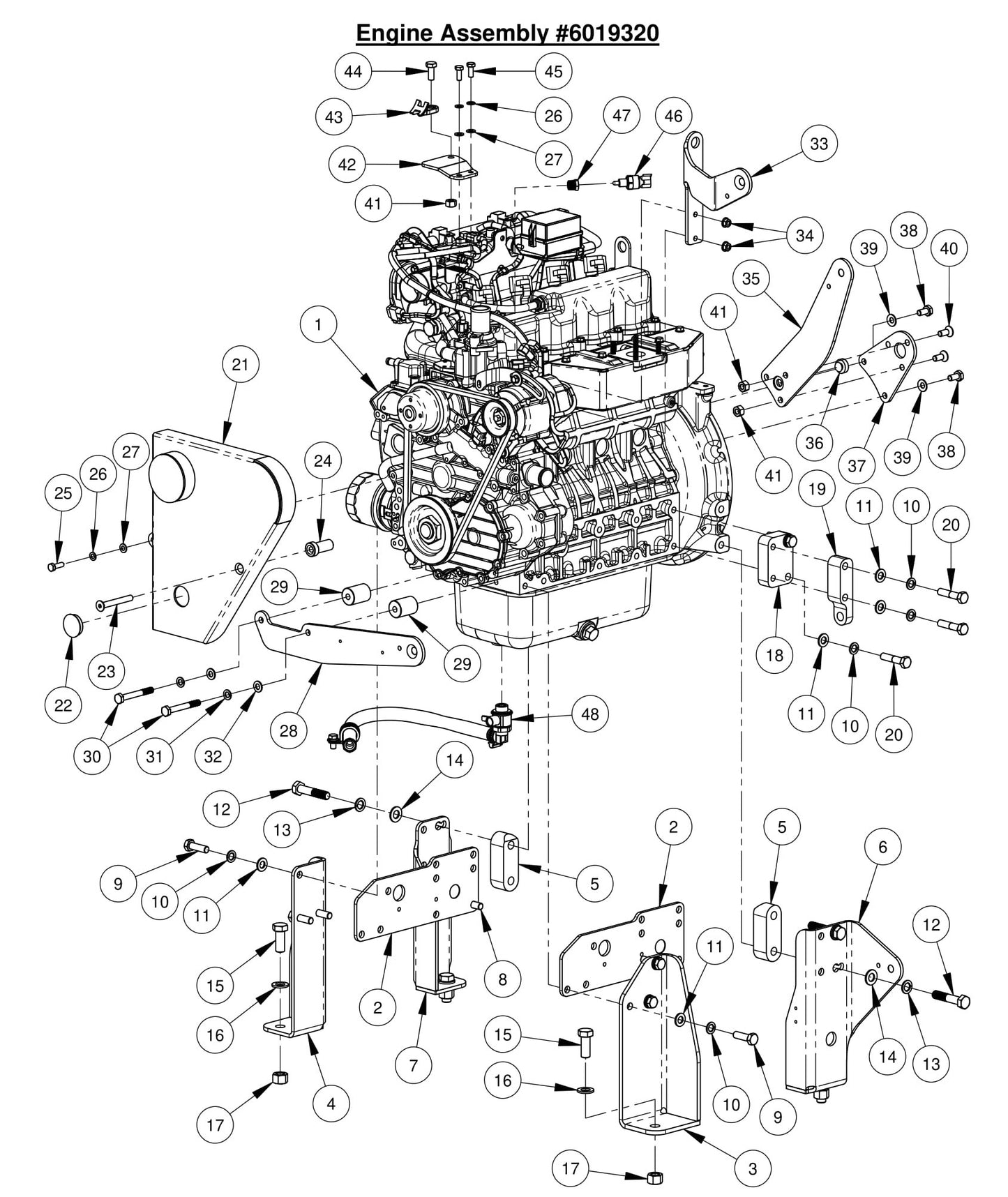 CC6561-3 Engine Assembly