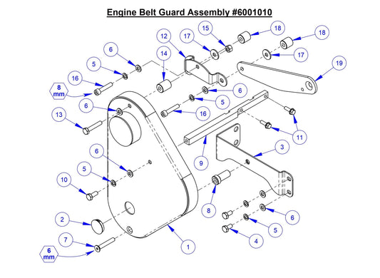 CC5049 Engine Belt Guard Assembly