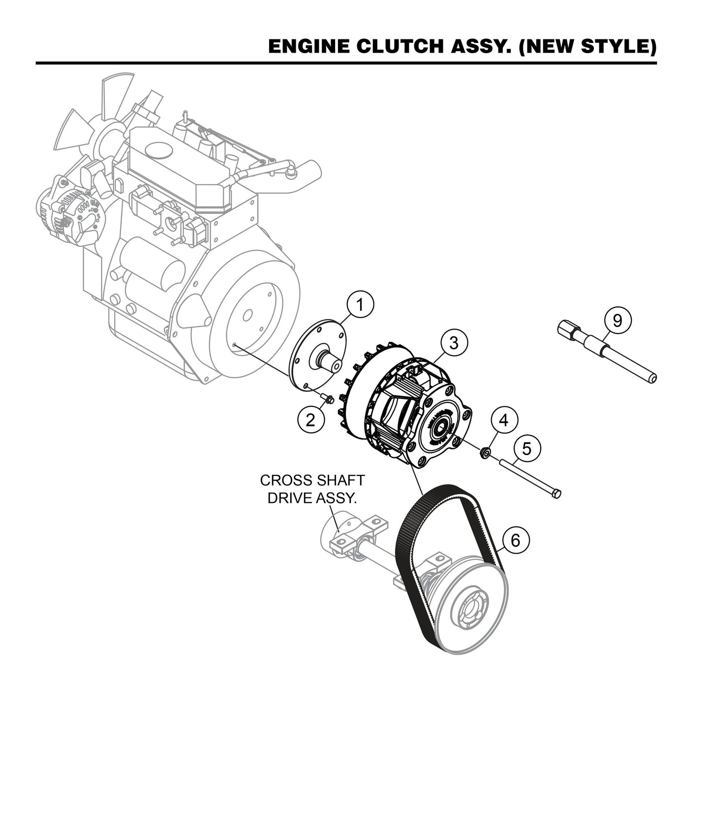 HHXG5 Engine Clutch Assembly (New Style)