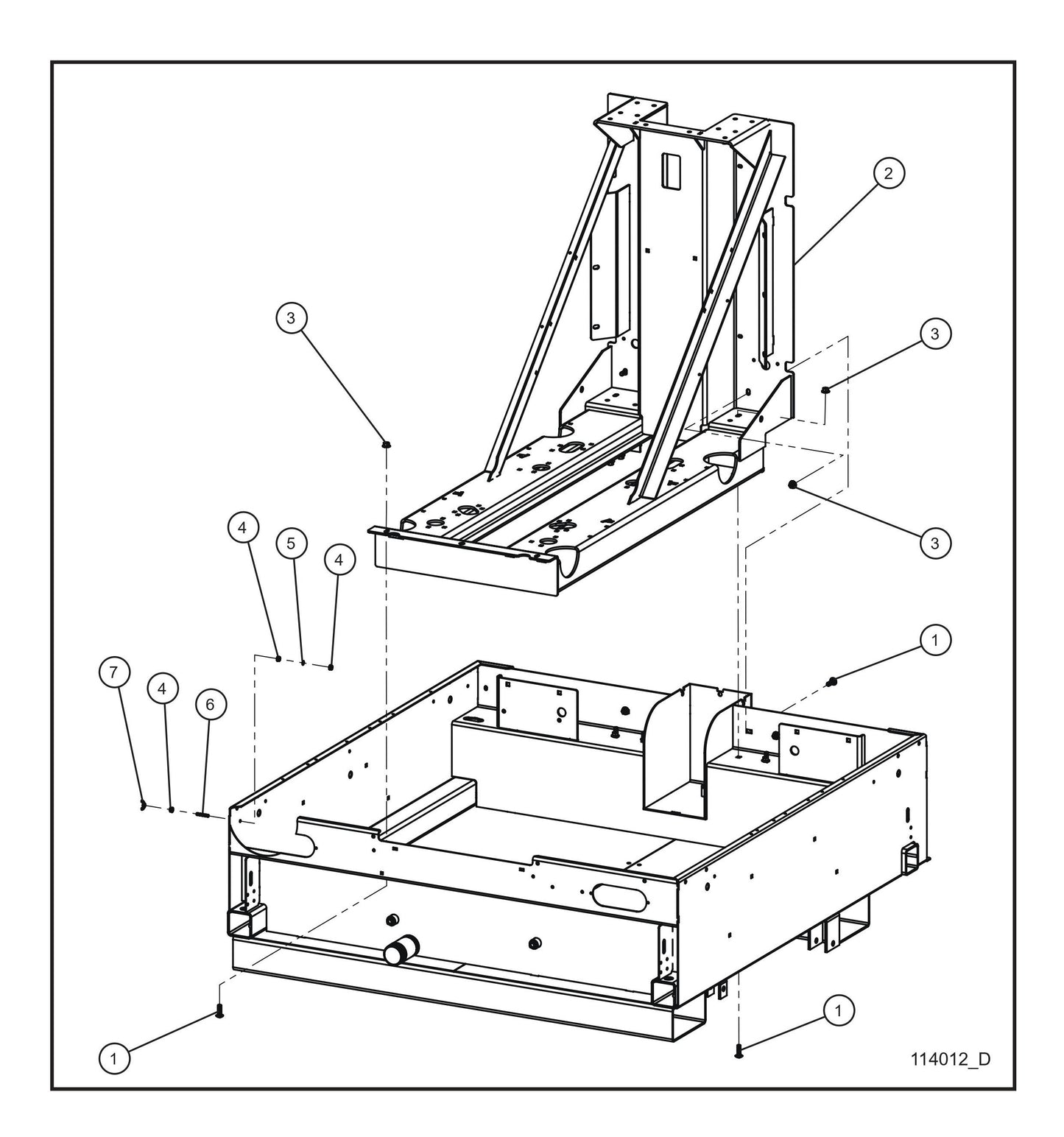 Maxi-Lite-Engine Cradle I Parts By Allmand