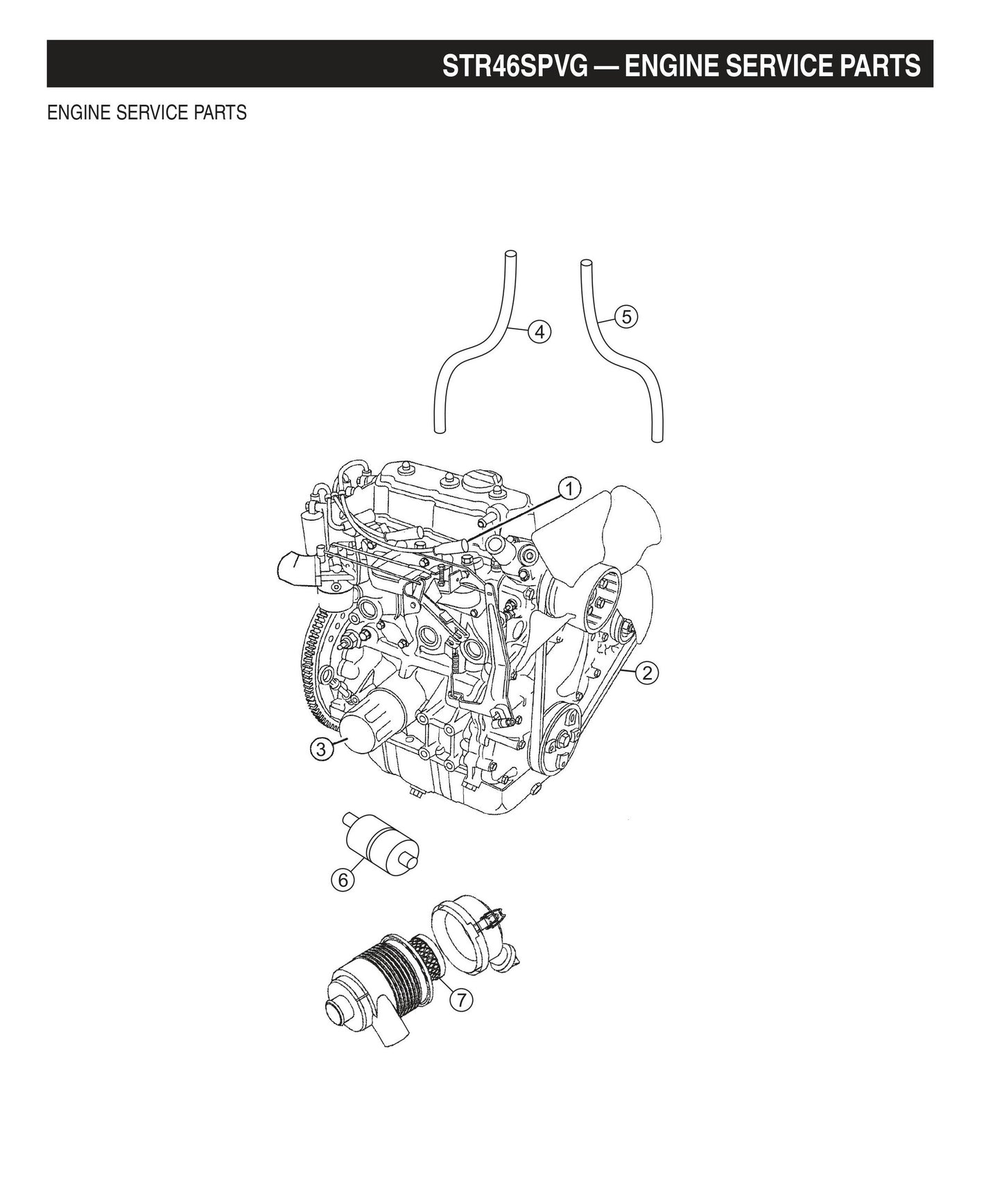 STR46SPVG STOW-Engine Service Parts