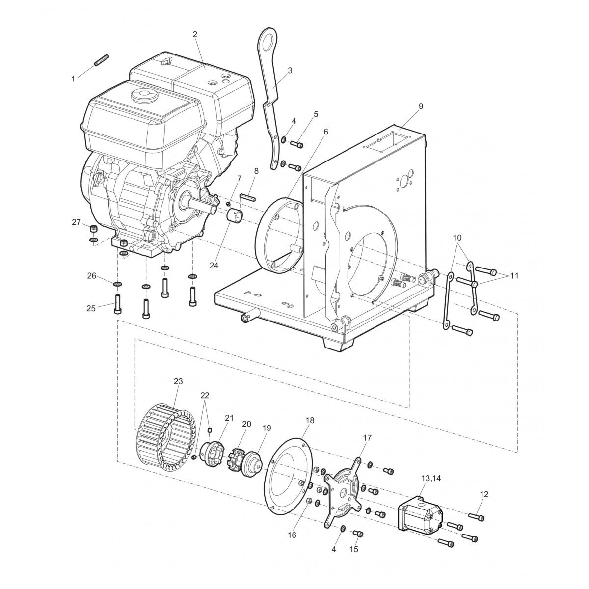 LP 9-20 P PAC,LP 9-20 E PAC (Engine and Pump LP 9-20 P PAC)