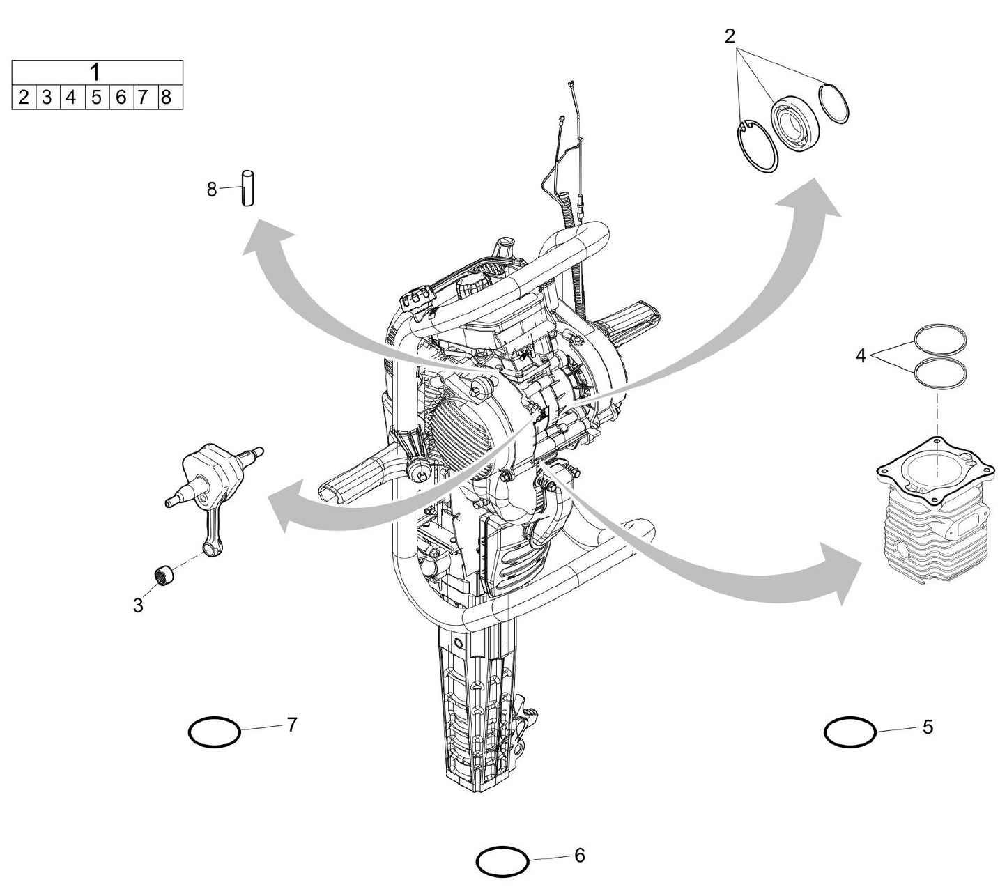Extended service kit