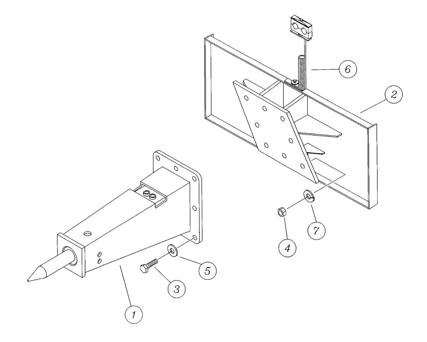 KF4 (Serial No.1001-5000) Bolted One-Piece Rigid Assembly Parts