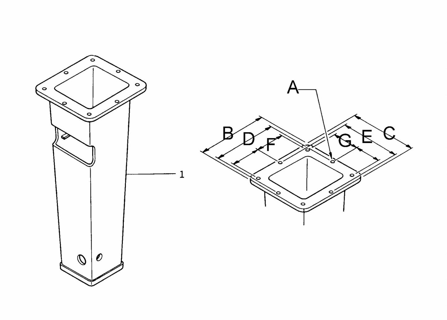 KF4 (Serial No.1001-5000) T-Box Mounting Assembly Parts