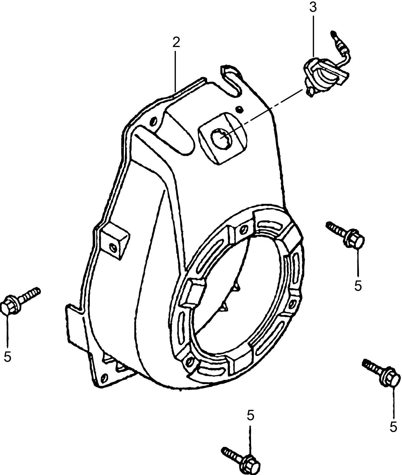 MTR40HF Honda GX100RTKRB6 Engine Fan Cover Assembly Parts