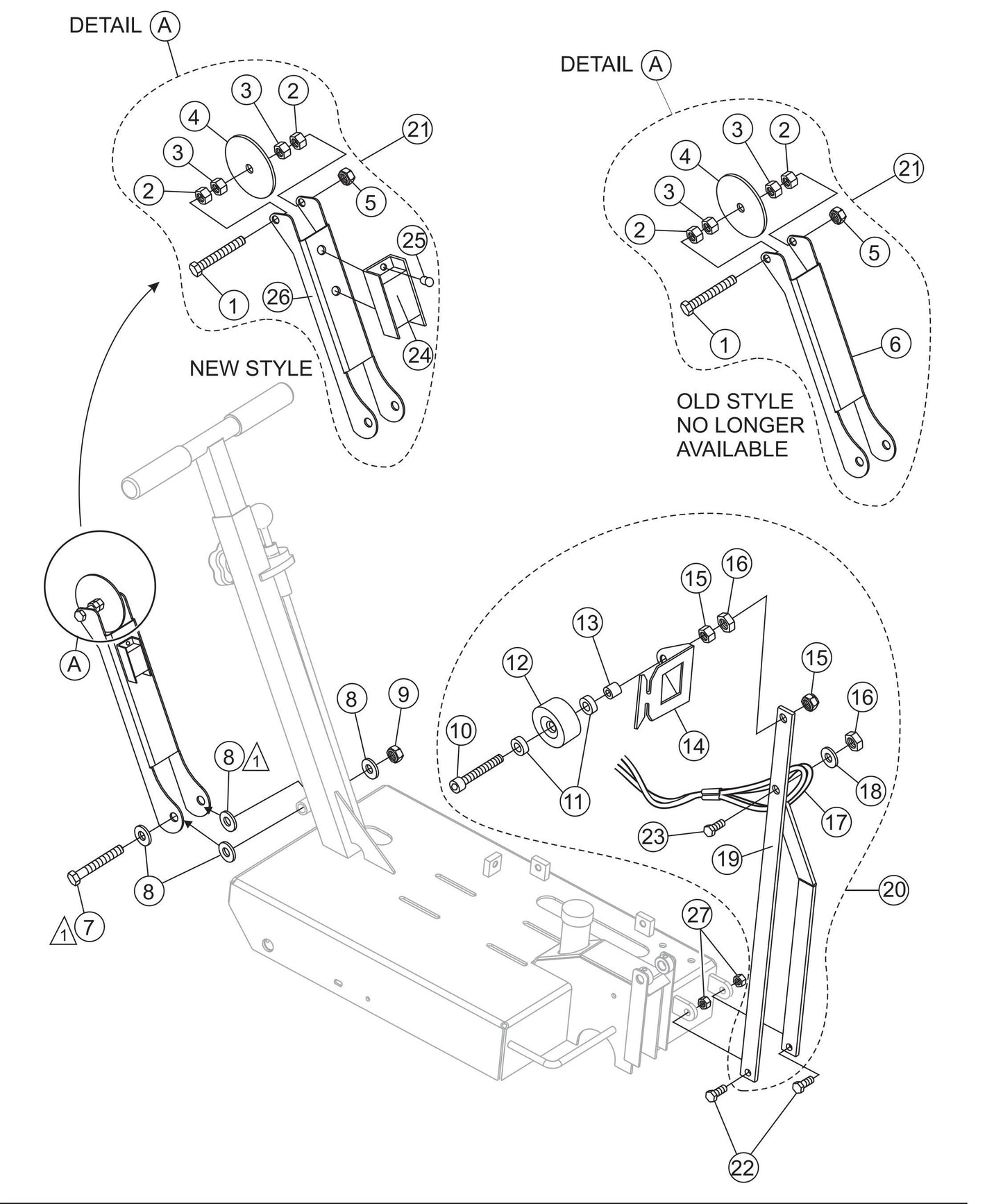 Guides Assembly Parts For FCG1-6HA Series by Multiquip