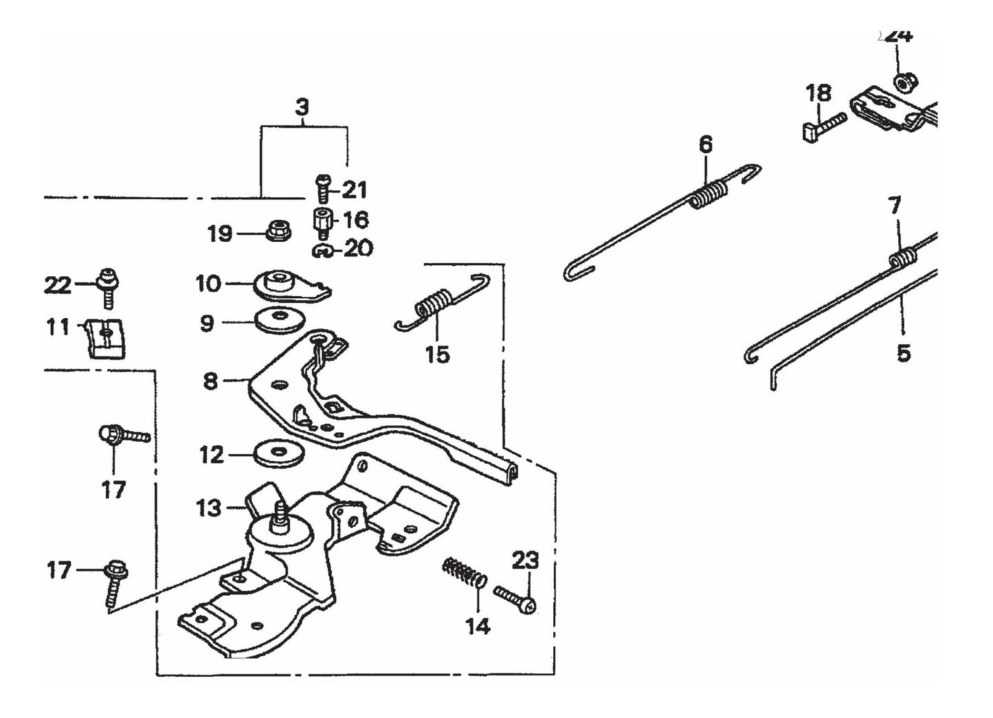HONDA GX200QXC9 Control Assembly Parts For FCG1-6HA Series by Multiquip