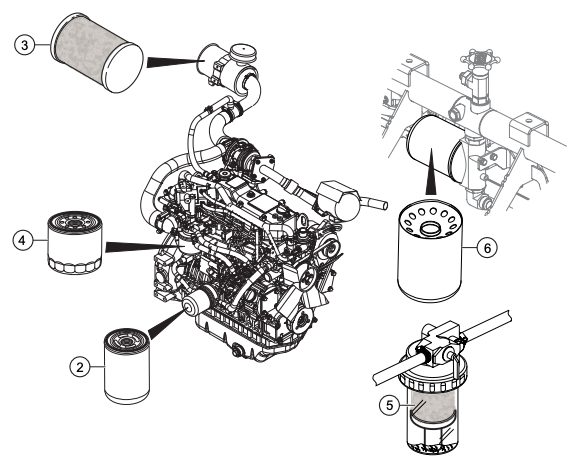 Multiquip FKITHTXD6I Filter Kit