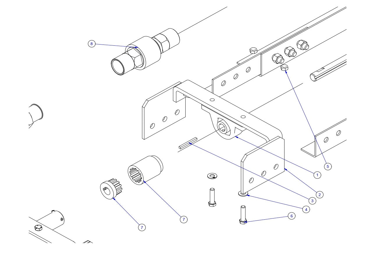 SE12 Flex Coupler Assembly Parts By Allen Engineering