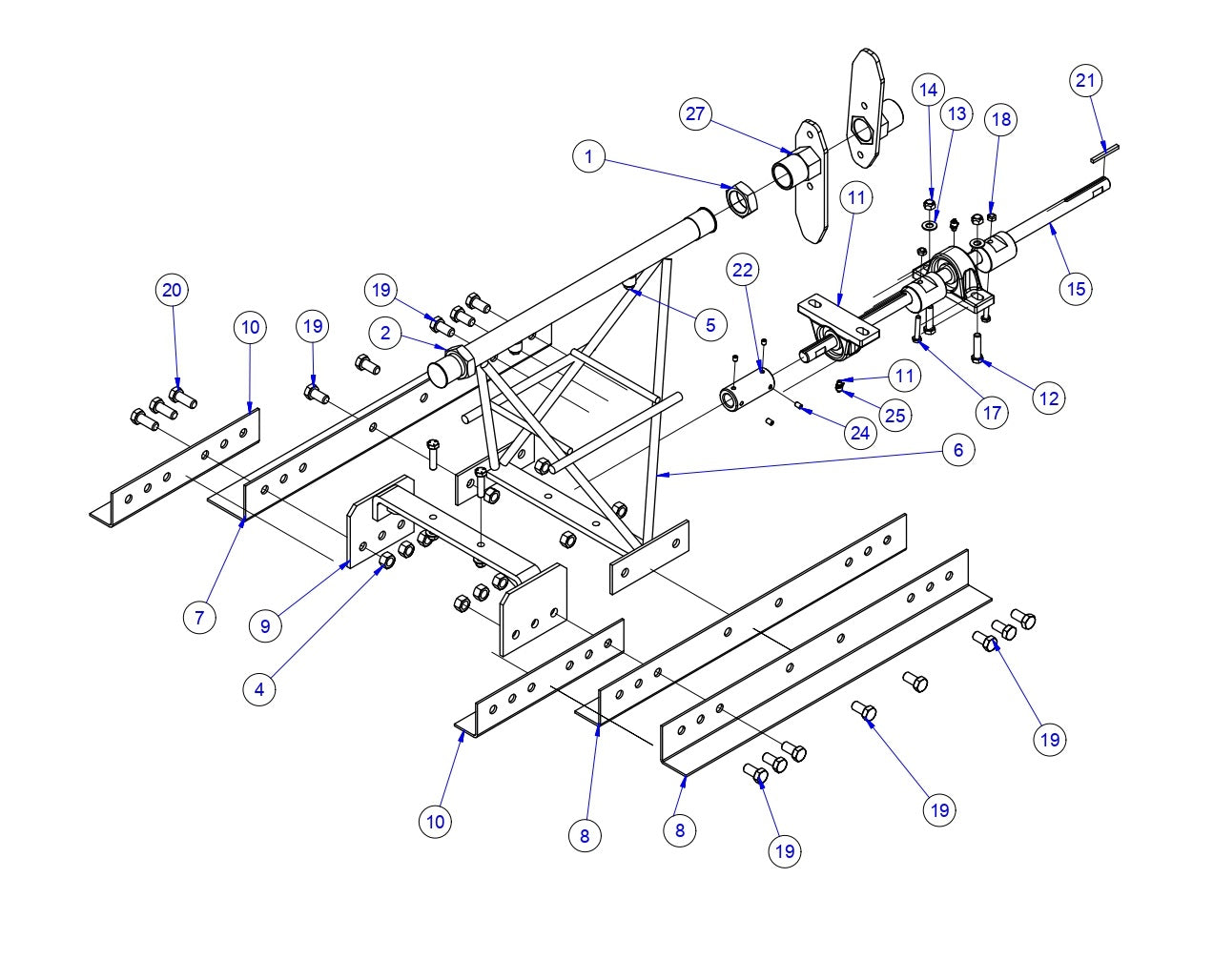 SE12 2 Foot Section Assembly Parts By Allen Engineering