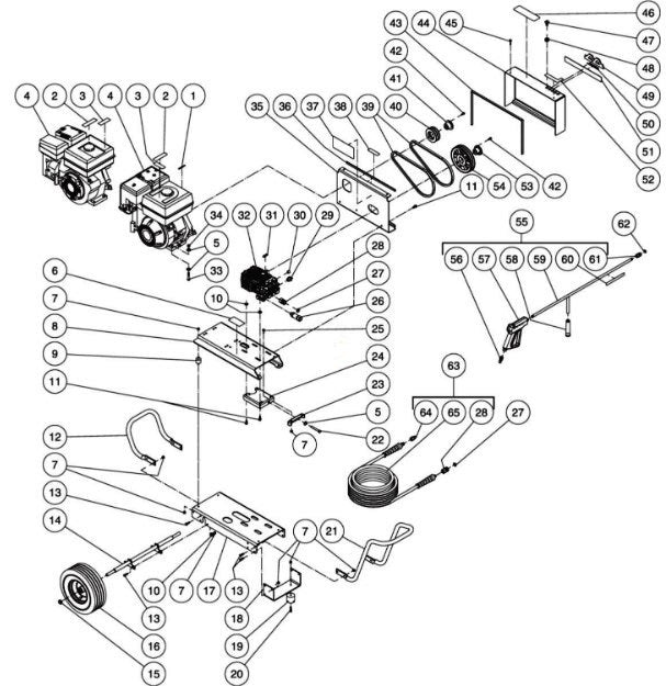 CBA-2504-0MHB,CBA-2504-0MRB (sn:10239172-99999999) Frame Assembly Parts By Mi-T-M
