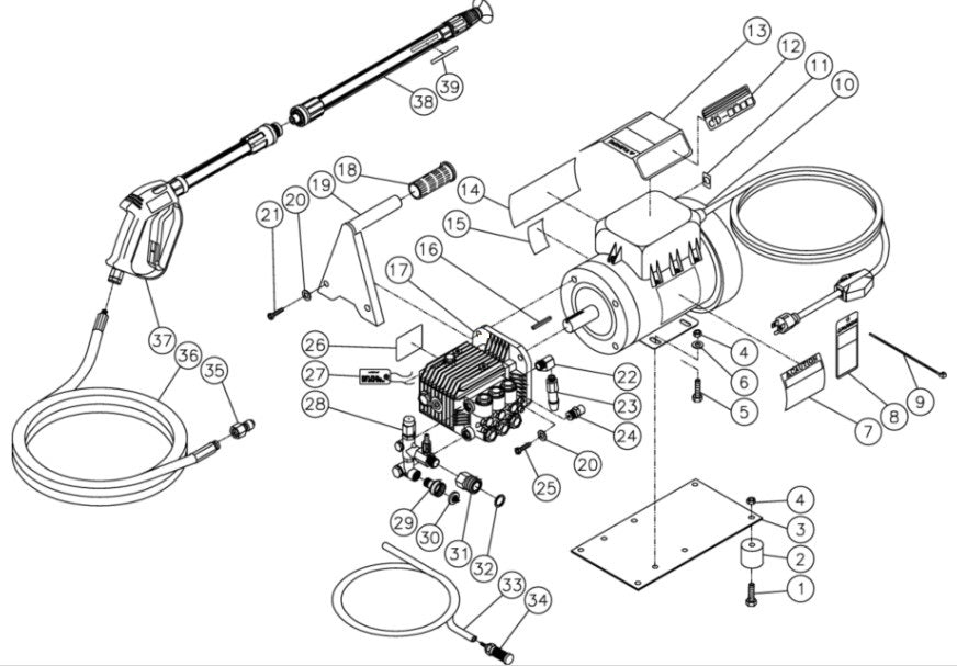 CD-1002-0MUH (sn:0-10146809) Frame Assembly Parts by Mi-T-M
