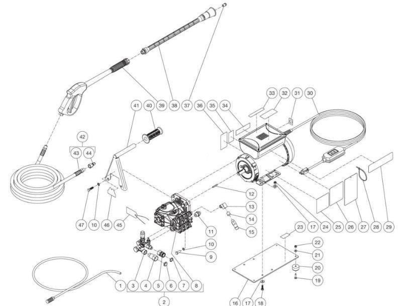 CD-1002-4MUH, CD-1502-4MUH (sn:0-99999999) Frame Assembly Parts by MI-T-M