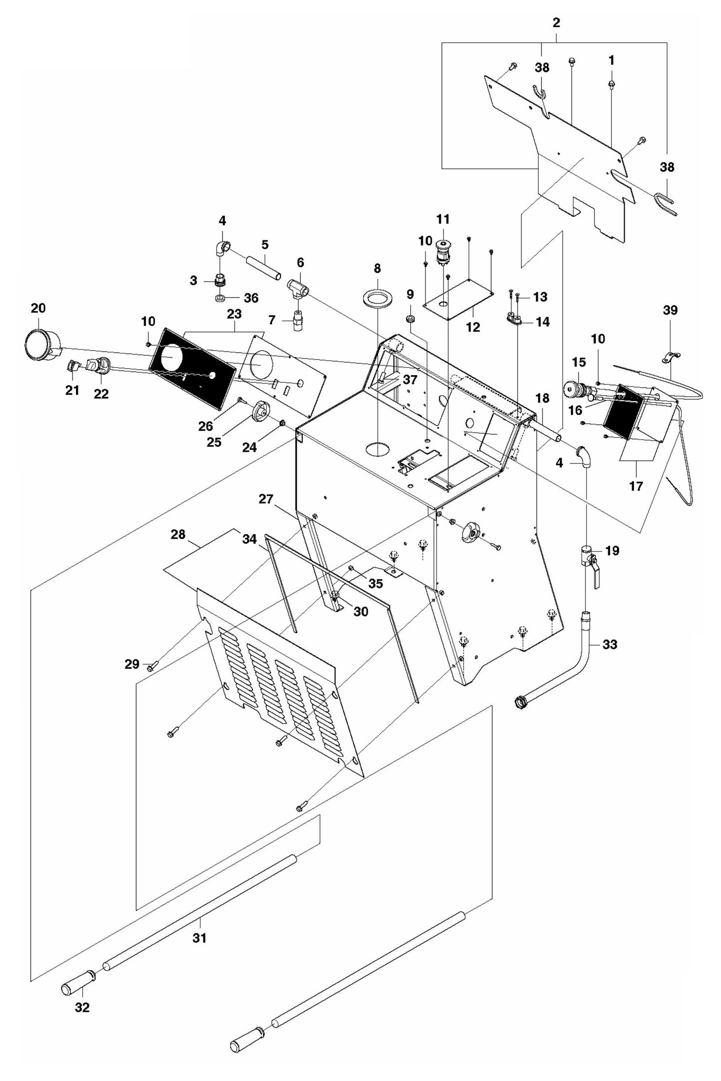 FS3500 G Cowl Assembly Parts