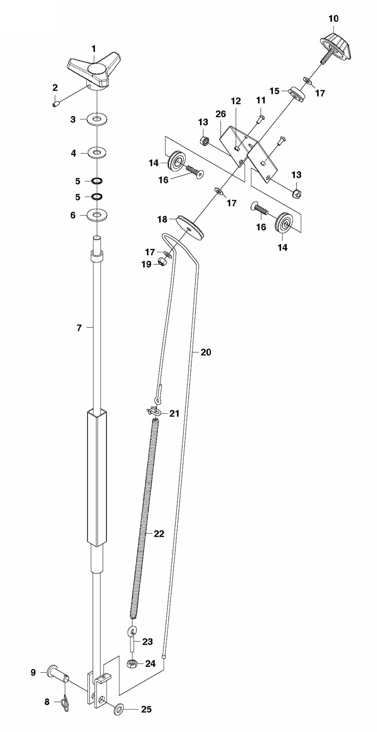 FS3500 G Depth Indicator Assembly Parts