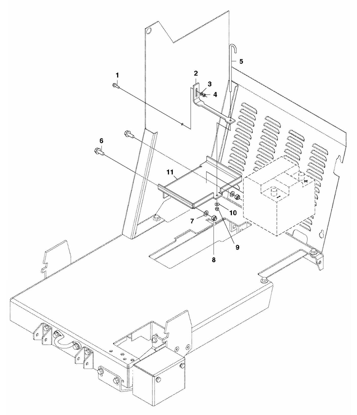 FS3500 G Battery Assembly Parts