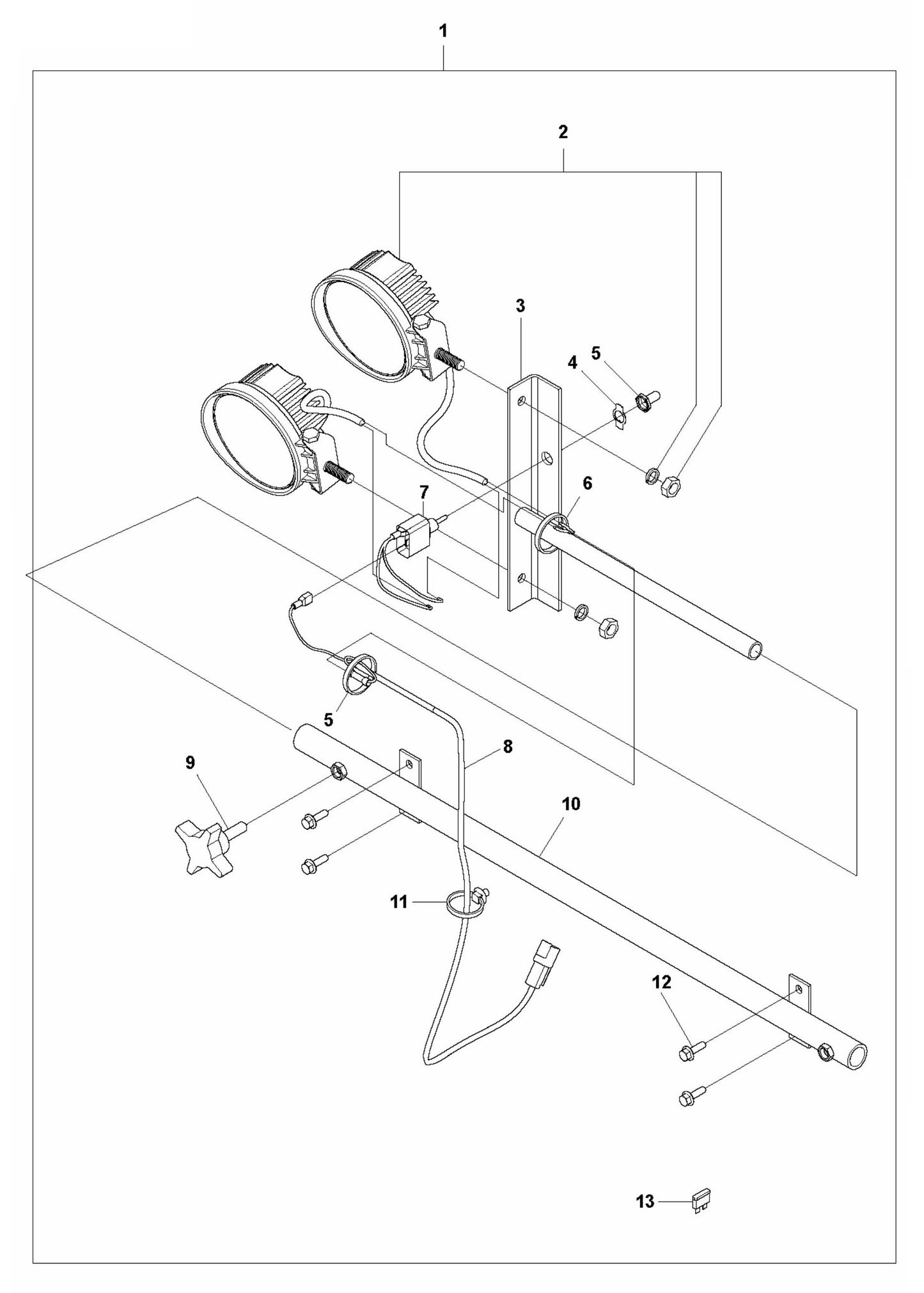 FS3500 G Lighting Kit Assembly Parts