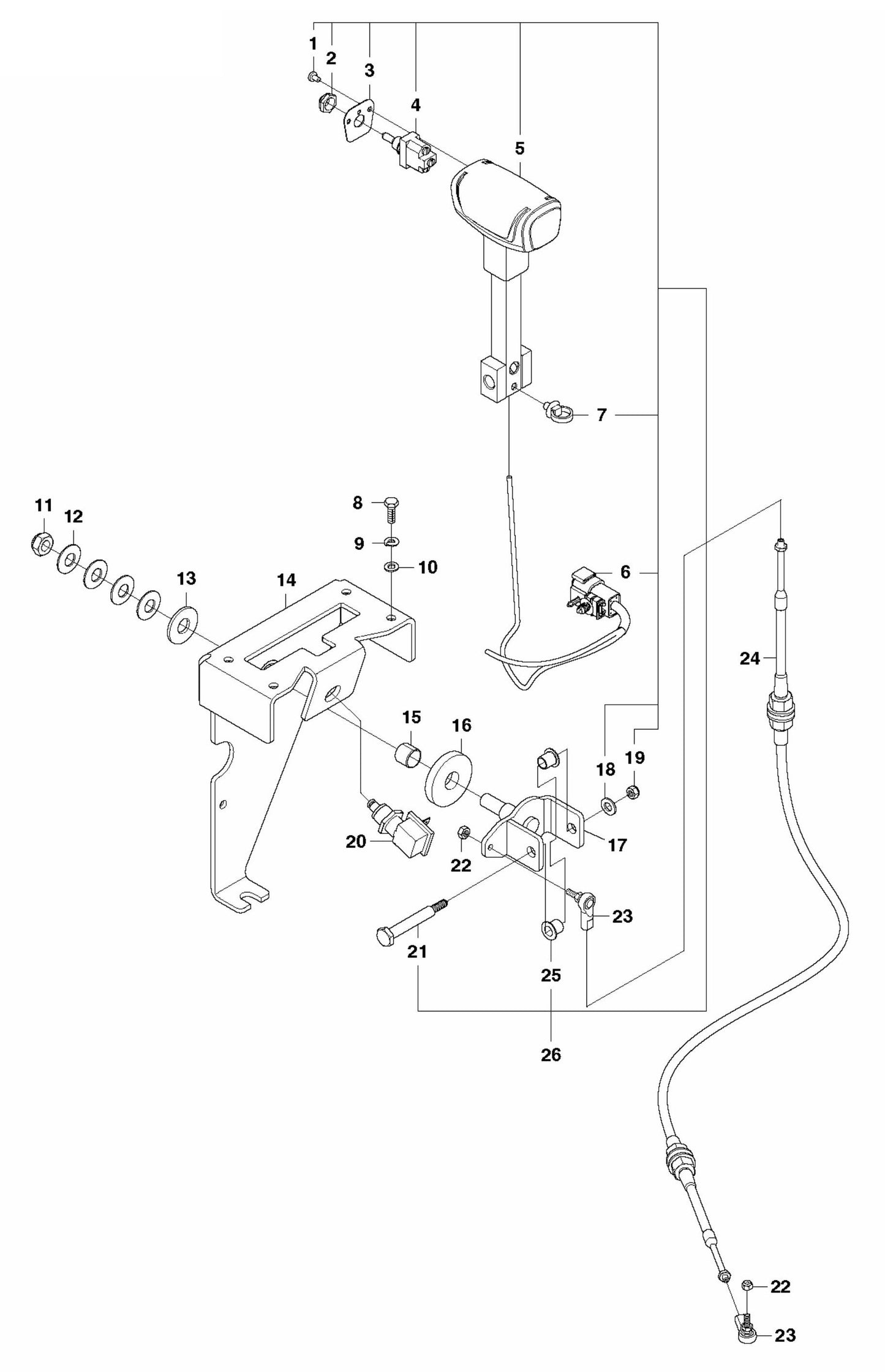 FS3500 G Speed Control Assembly Parts