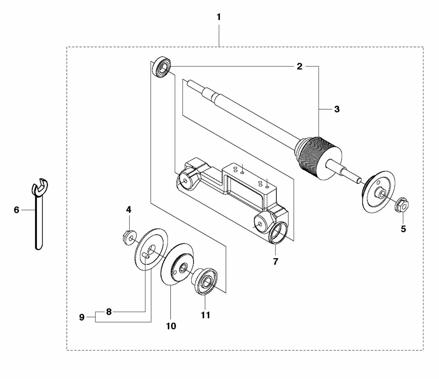 FS413 Bladeshaft Assembly Parts
