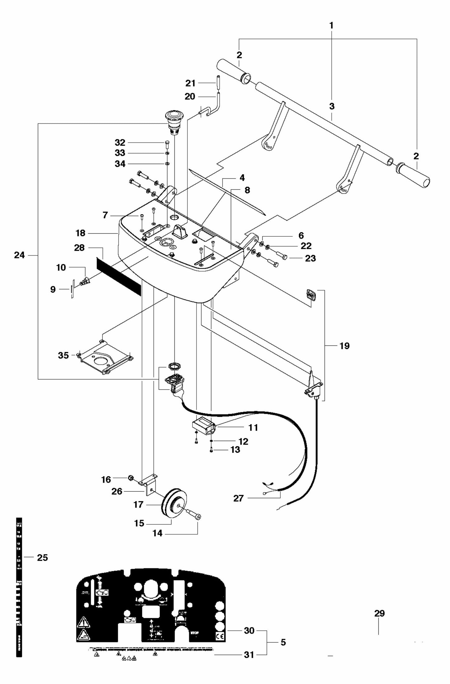 FS413 Control Console Assembly Parts