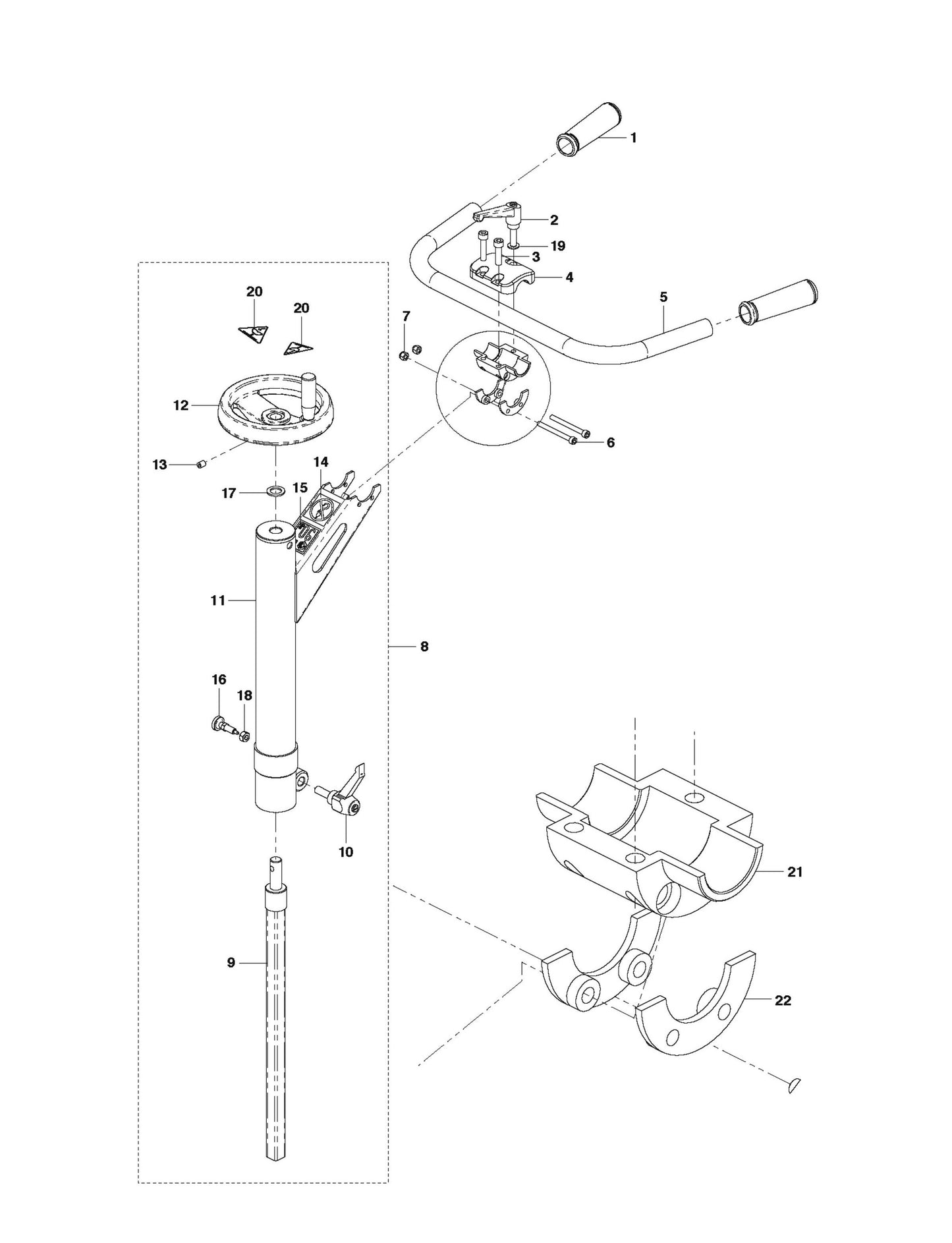 Crank Parts for FS309 By Husqvarna