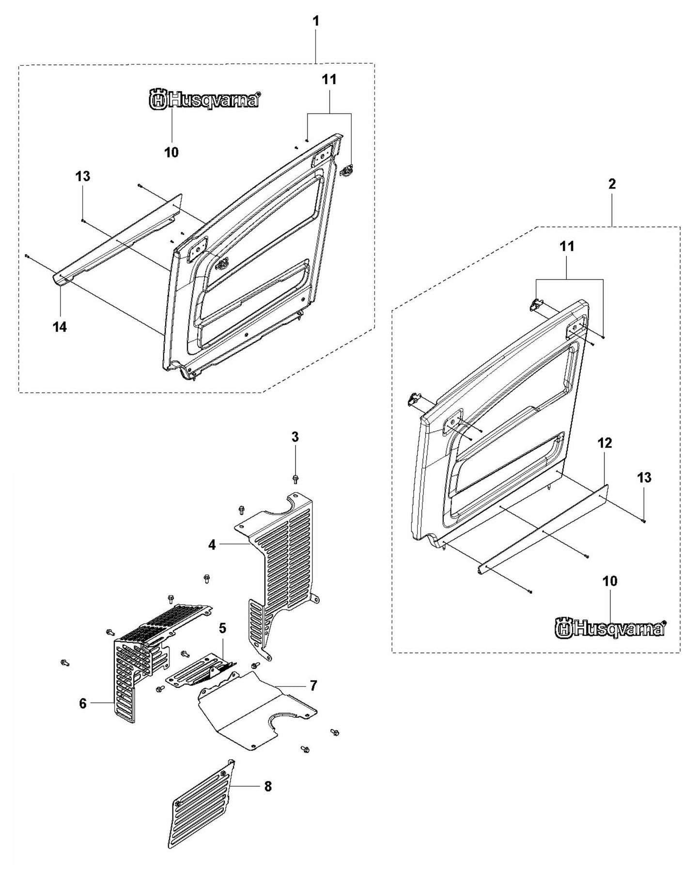 FS7000 DL Cover Assembly-2 Parts