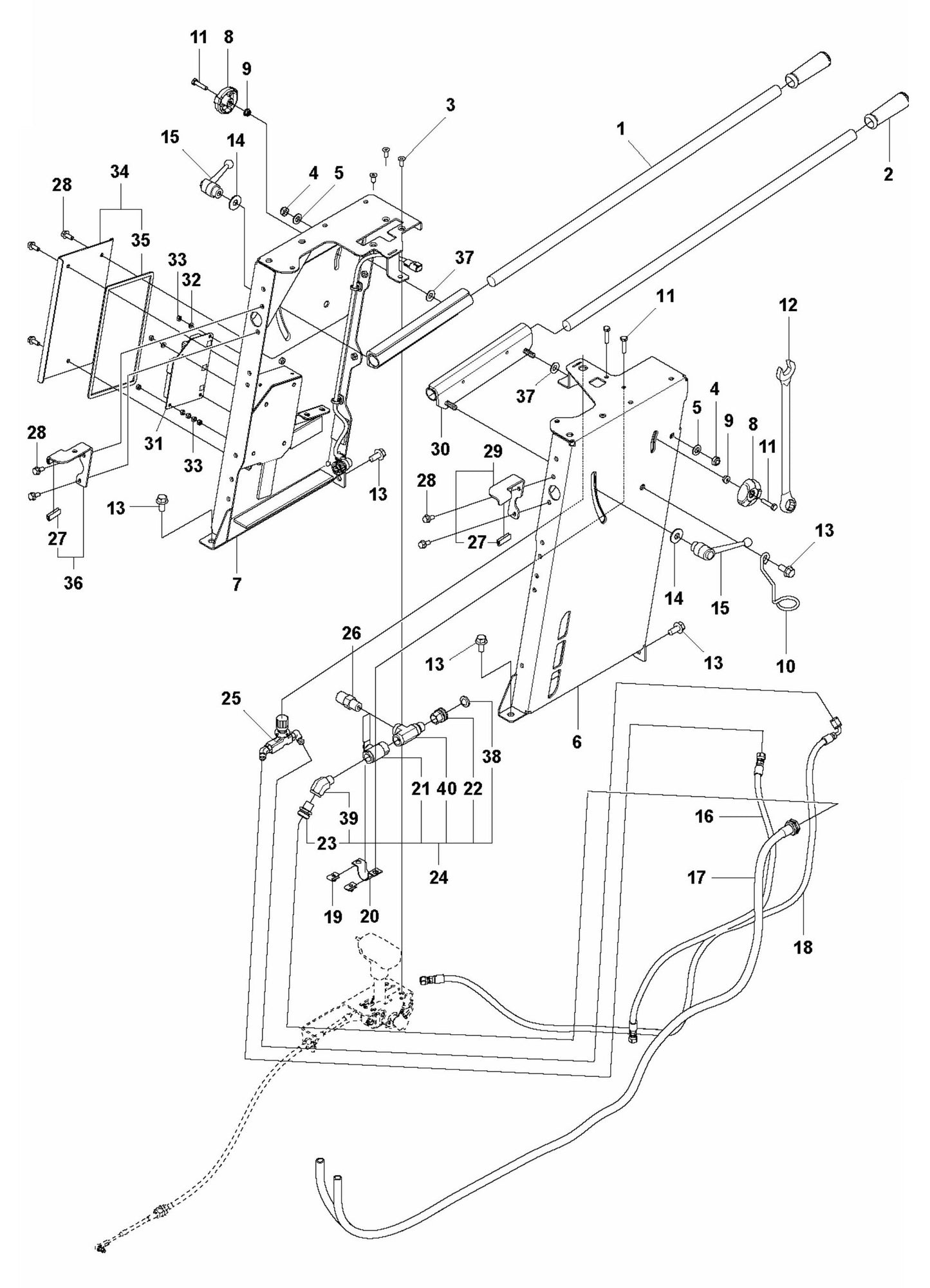 FS7000 DL Panel System Assembly Parts