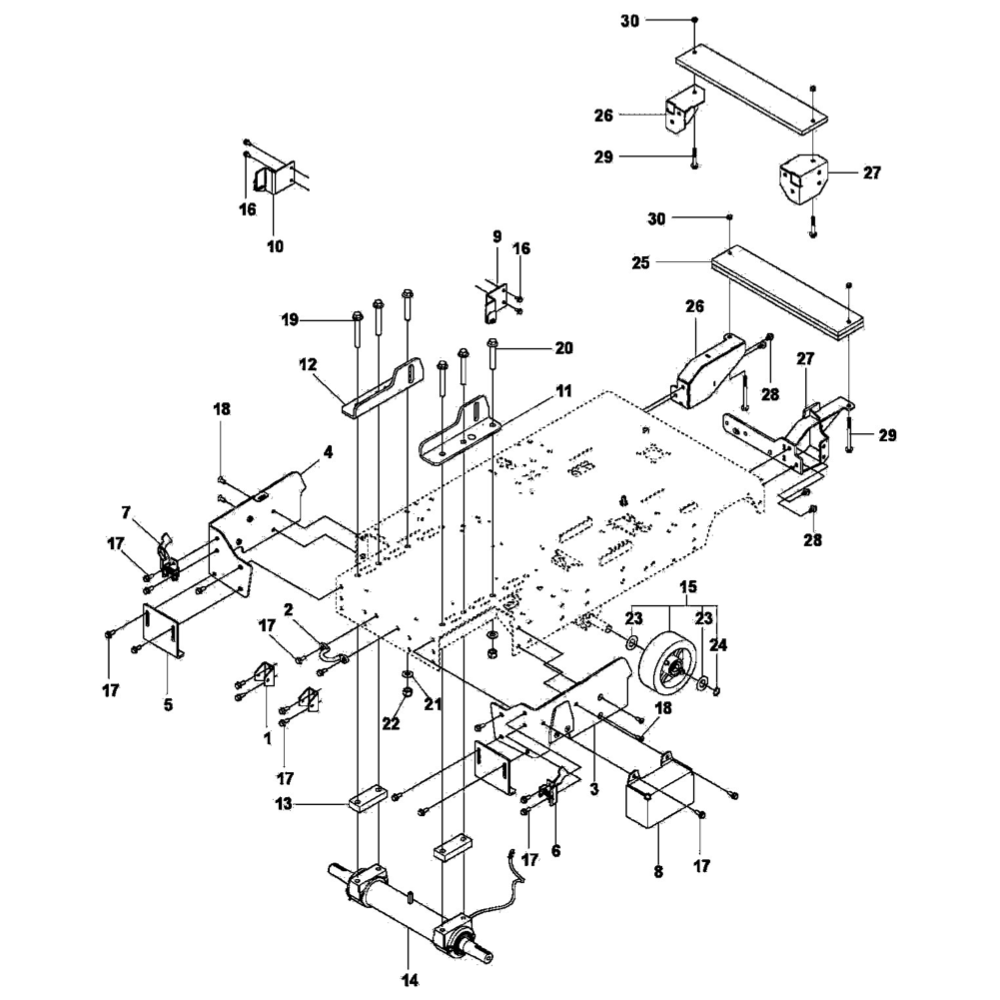 FS7000 DL Base Plate 36" - 42"