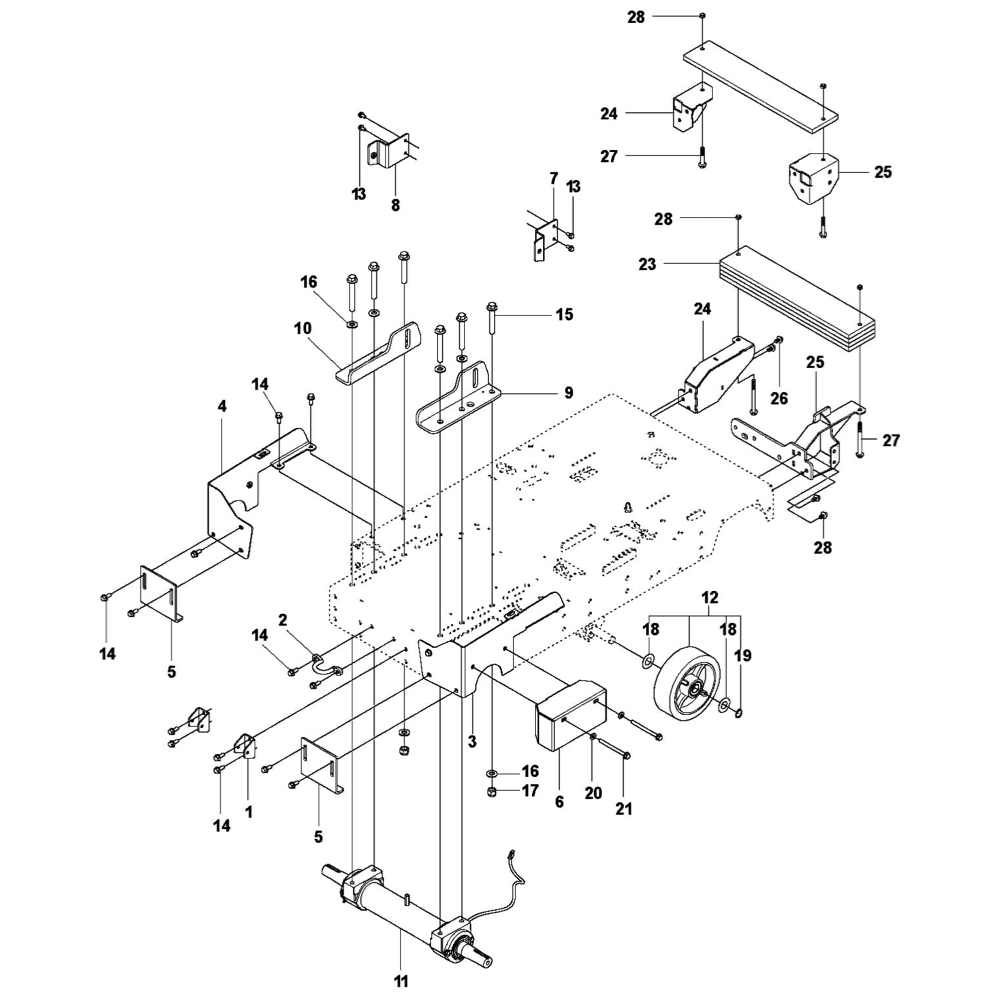 FS7000 DL Base Plate 48"