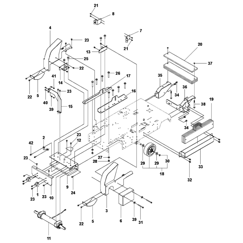 FS7000 DL Base Plate 60"