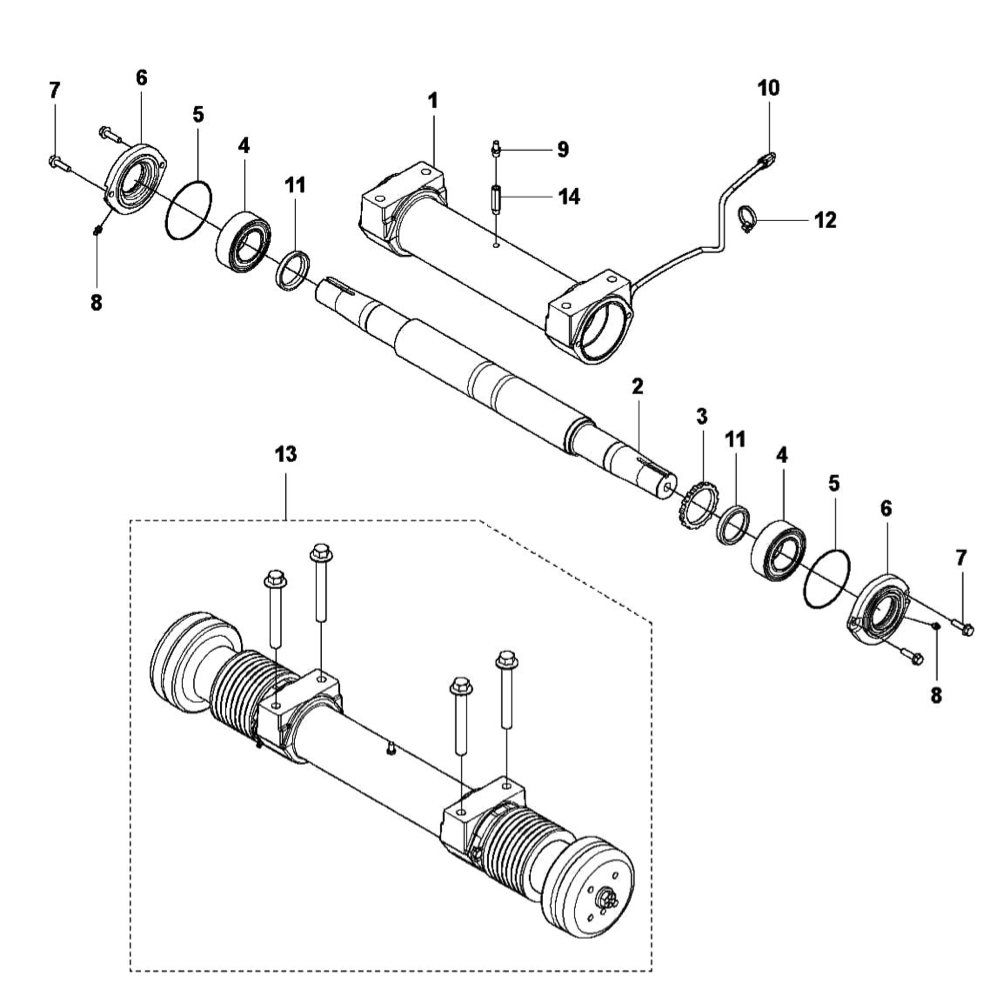 FS7000 DL Blade Shaft