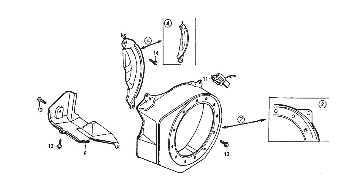 Fan Cover Assembly Parts for JA Series Trowels by Multiquip Whiteman